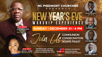 NC Piedmont Churches Presents NYE Worship Experience!