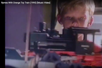 RWO's "Toy Train Boy" #2 1995 From the "Toy Train" music video, from "Trapped in the Machine"

