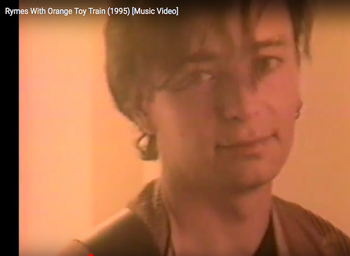 Nelson Sinclair 1995 From the "Toy Train" music video, from "Trapped in the Machine"
