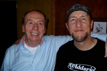 Geoff Emerick (The Beatles recording engineer) We did two CDs together. RIP
