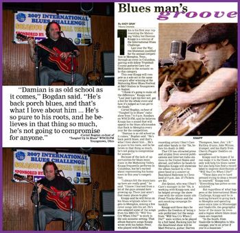 Headed to Memphis for IBC in 2007 and I get a write up by the one and only Andy Grey at The Warren Tribune
