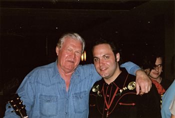 Damian with BillyJoe In Nashville, TN with Country Music Hall of Fame member Billie Joe Shaver
