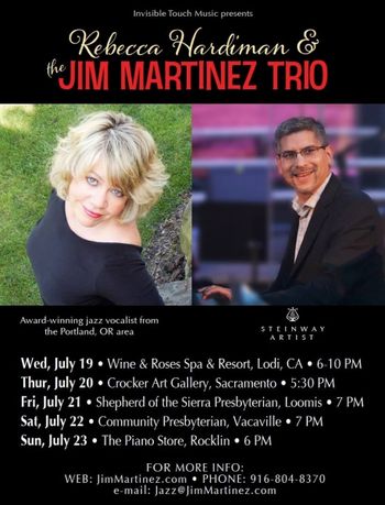 Week of concerts in Sacramento
