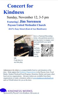 Jim Sorensen Concert for Kindness