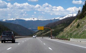 Back To Colorado, 2011 ...Coming down into Dillon from the Eisenhower Tunnel

