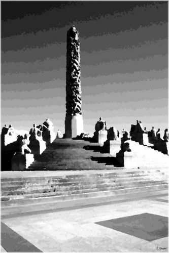Monolith at Vigeland Park
