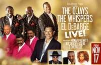 R&B Groove Thang with The O'Jays, The Whispers, El Debarge, Howard Hewett, Alexander 0'Neal and Charelle