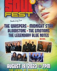 Soul Fest 23: The Whispers with Midnight Star, The Emotions, Bloodstone, The Dramatics & The Legendary Blue Notes