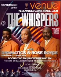 Thanksgiving Jam with The Whispers, Dramatics and Rose Royce