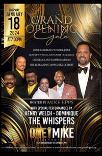 The Whispers at One Mike Detroit