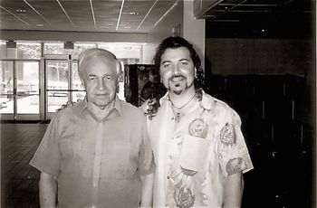Martín and Pierre Boulez at rehearsal of Sur Incises for the Ojai Music Festival May 28, 2003, CalA Thank you to Susan Allen Martín was contracted by the CalArts New Century Players to help them prepare for their performance of Sur Incises with Boulez at the 57th Ojai Music Festival. Martín conducted the rehearsals for six months before Boulez arrival.
