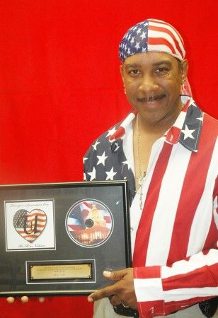 Thumper with His new CD "We R a Nation"
