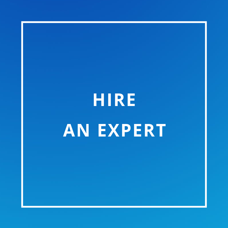 Hire a Certified Expert to handle your event, speech, panel, or training