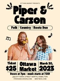 Piper & Carson at Ottawa Market