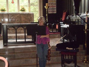 Recording "Parting Glass" in the Chapel
