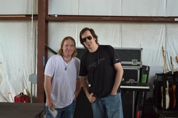 I ran into Firehouse guitarist Bill Leverty before I went on stage at Rockfest 2012 in Cadott,WI. Very nice guy and a great player!
