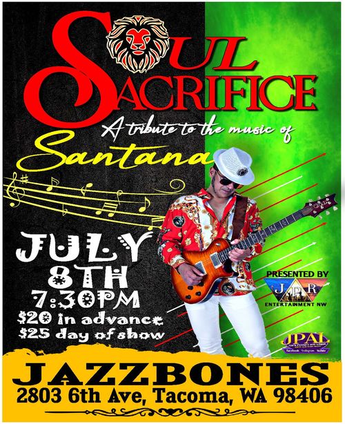 Soul Sacrifice @ Jazzbones - July 8th