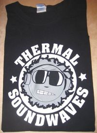 Thermal Soundwaves B&W with grey T-Shirt