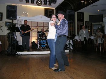 Our pal and photog "Radar" cuts a rug with his lady.
