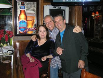 Our pal Marge, Al and Gary holding up the end of the bar!
