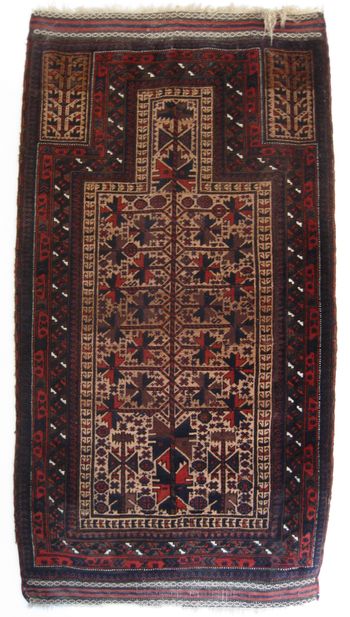 Baluchi prayer rug, c.1860
