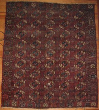 The "Mosaic carpet"...Tekke Turkmen main carpet, early 19th century
