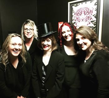 TSQ performing with Suzanne Vega, 2019 Austin Music Awards
