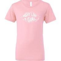 Youth "Fight Like a Girl" Pink T Shirt