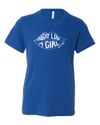 Youth "Fight Like a Girl" Blue T Shirt