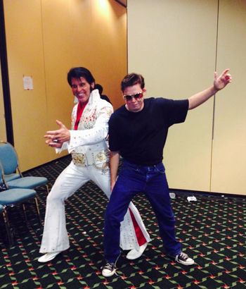 With Jake at the Sunburst impersonators convention in Orlando Florida Sept 2014
