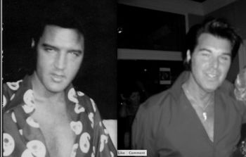 Me and Elvis similar pose
