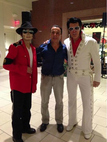 With MJX and Vinny from Sounds of Excellence at the Freehold Mall in Nj 12-4-13
