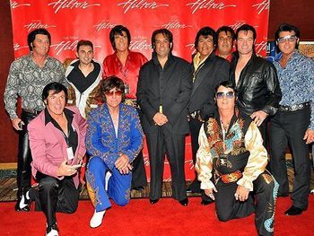 Me with all the ETA's at the Red Carpet affair at the Hilton For Elvisfest 2011
