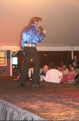 At the tent in Memphis for Elvis week 2013.
