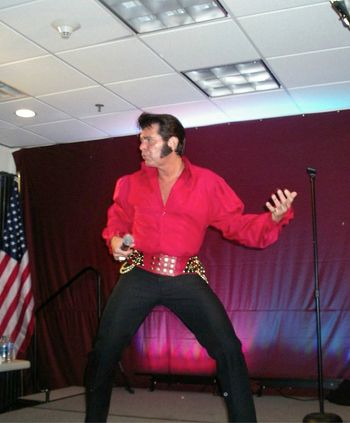At the Crowne Hotel performing. Elvis week 2013 in Memphis
