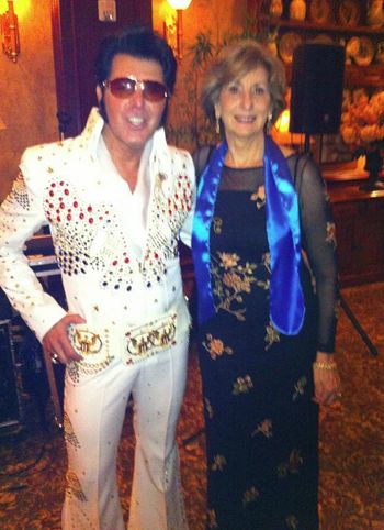With Loretta after i performed at her 50th wedding anniversary. 8-31-13
