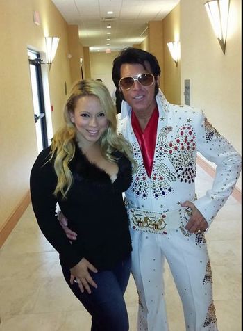 With Mariah Lookalike at Sunbursts Convention in Orlando Florida Sept 2014
