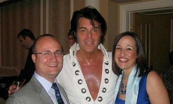 With good friends Rob and Sally at a performance in Staten Island June 2012
