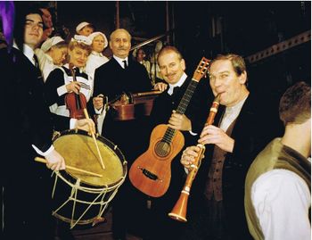 Shaun Davey with John Woolf, 'Twelfth Night', Cornwall, 1997
