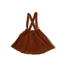 brown corduroy strap dress