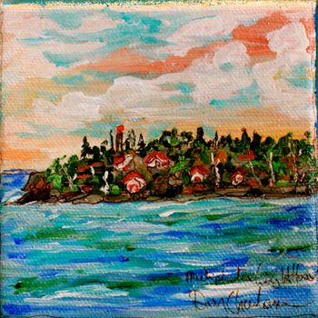 Title:"Michipicoten Lighthouse"....Michipicoten Bay Lake Superior...Sold
