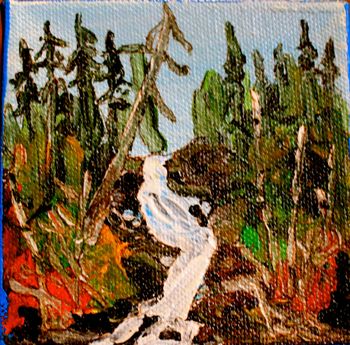 Title:"Late Fall/Agawa River...Painting the Agawa Series...Sold

