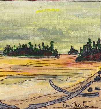 Title: "Agawa Islands / Lake Superior...view from Agawa Bay Provincial Park ...sold
