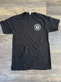 Black T-Shirt Print Front and Back
