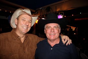 Gary & Jerry with one of the 4 best cowboy hats of the night
