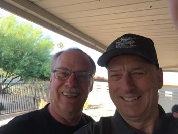 Jim Gray and me Borrego Open Golf Tournament  2016
