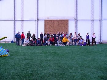 Group photo from 3D Dog Training's New Year's Weekend December 2007 trial.
