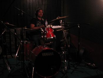 Michael Miley (Rival Sons) on the drums 
