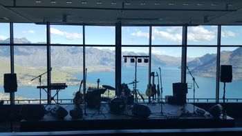 What a backdrop for the night! @Skyline Queenstown
