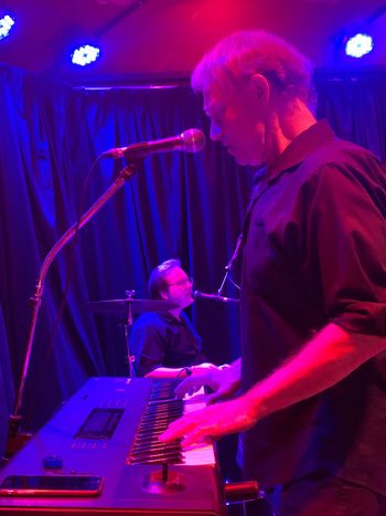 Peter & Mike with his keyboard Elbow River Casino 2021
